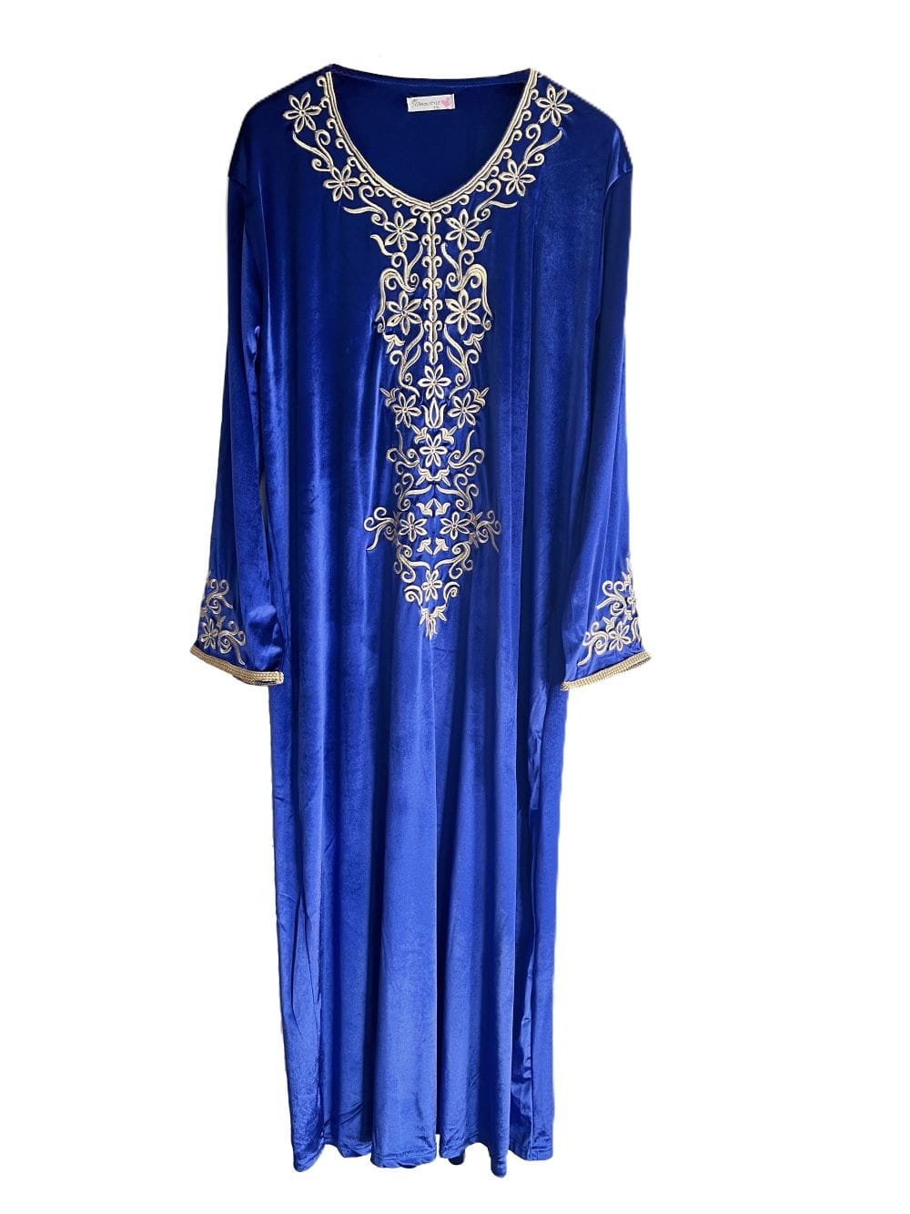 kaftan velours blue