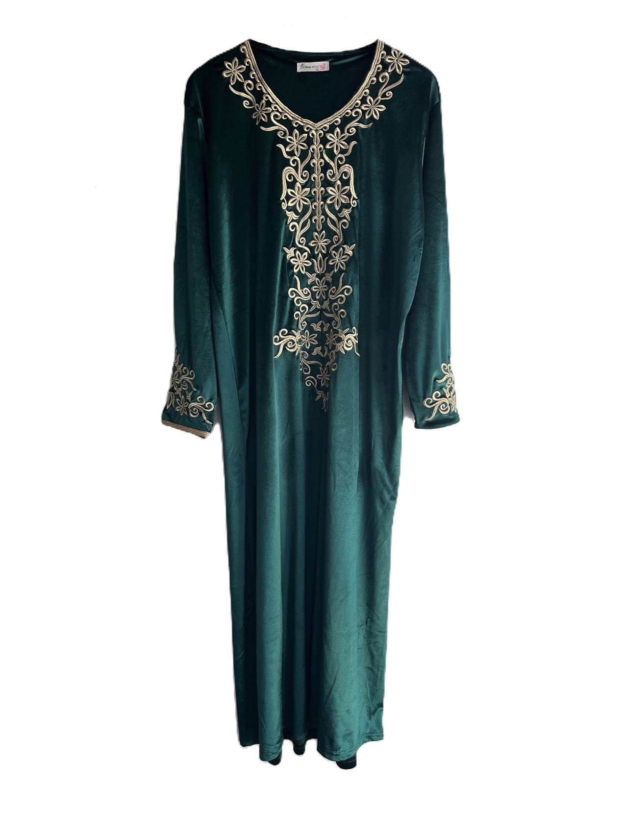 Bleu Velvet Moroccan Kaftan