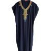 caftan bleu femme