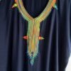 robe marocaine bleu