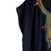 caftan avec manches courtes et larges,